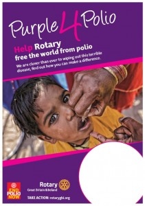 Purple4Polio part of Rotary’s End Polio Now campaign