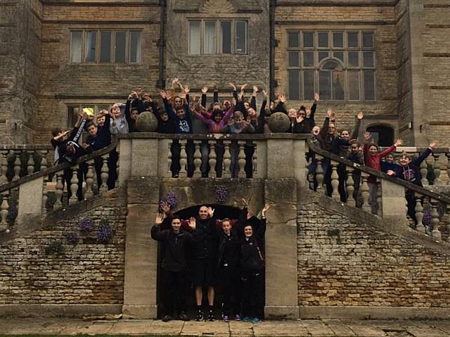 Year 7 students at Caythorpe Court for their PGL weekend