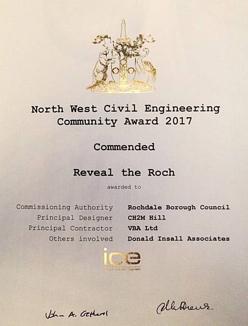‘Reveal the Roch’ commendation