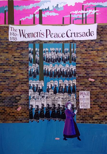Women's Peace Crusades during the First World War are being recognised in a new book