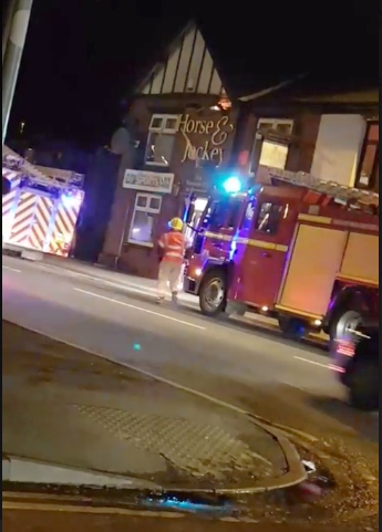 Fire at the Horse and Jockey in Heywood