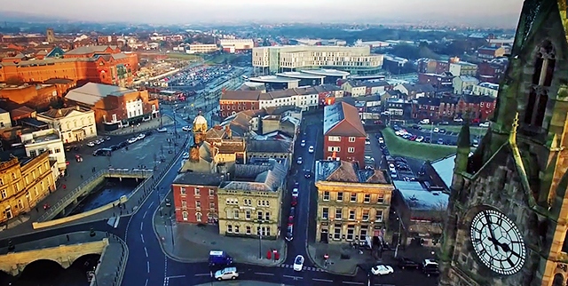 A still image from the RDA video showcasing Rochdale