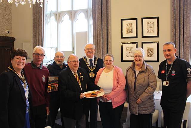 The Mayor and Mayoress of Rochdale, with veterans and members of the Armed Forces family at the Veterans' Breakfast