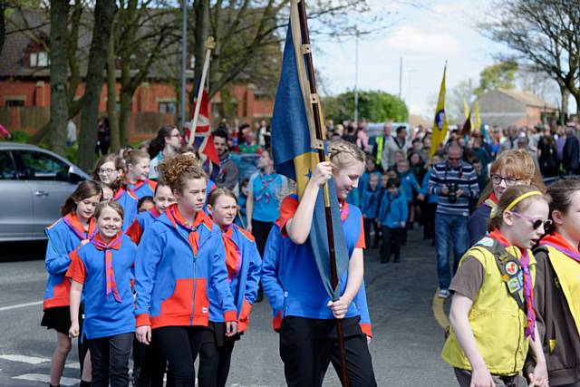 Heywood Scout and Guide Associations St George’s Day Parade