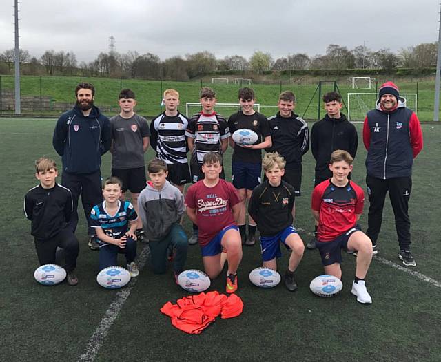 Rochdale Hornets Sporting Foundation u12s and u14s group 