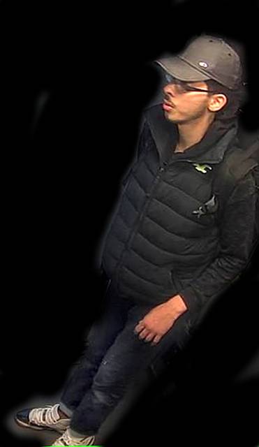 Salman Abedi taken from CCTV on the night he committed the attack