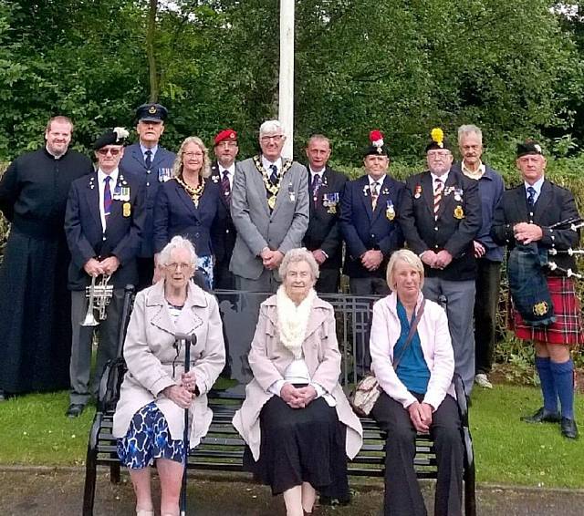 Flag raising in Littleborough to mark Armed Forces day