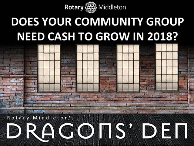 Rotary Club of Middleton launch Dragon's Den