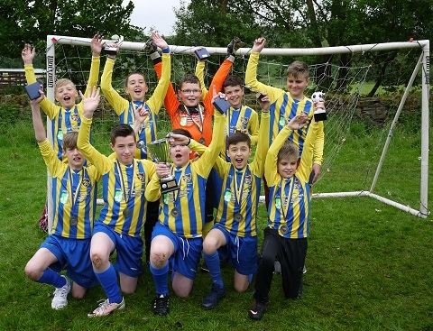 Littleborough Junior FC Stripes Under 12 League Winners