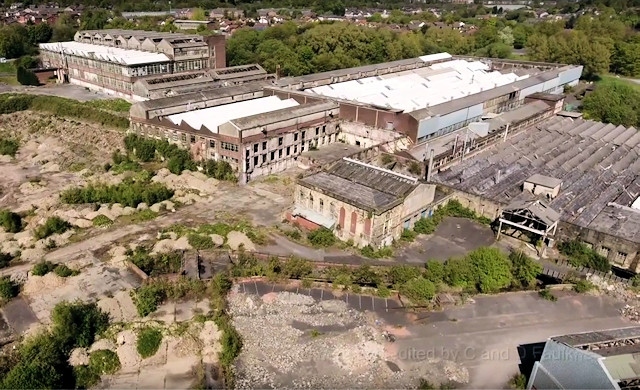 The former Turner Brothers Asbestos factory in Spodden Valley