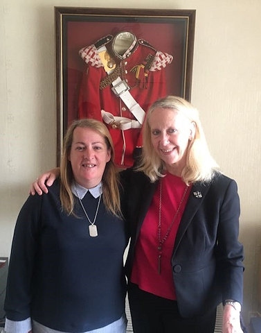 Liz McInnes MP with Lyn Rigby