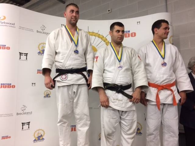 Dave Hulme from Rochdale Judo Club wins Gold 