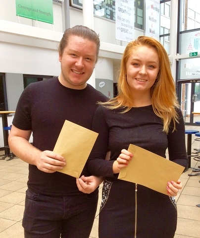 Owen Cassidy is going to Hudderfield University to study Product Design and Olivia McNamara is going to Huddersfield University to study Contemporary Art

