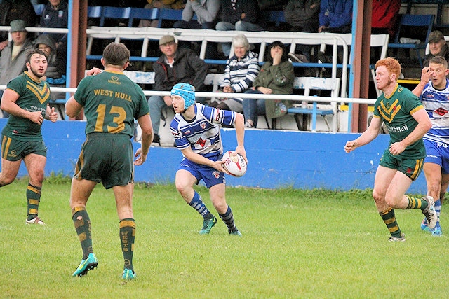 Declan Sheridan, pictured during Mayfield's victory over West Hull in September