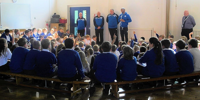 Dale in the Community Sports visit to Tonacliffe Primary School