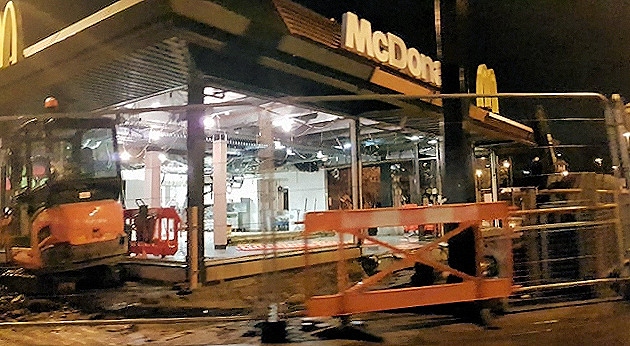 McDonald's on Sandbrook Park will be closed until 24 January