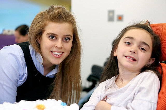 HRH Princess Beatrice spent time with children and families at Grace's Place