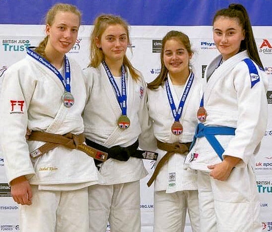 Isobel Kitchen, Rochdale Judo Club won Silver in the British Championships