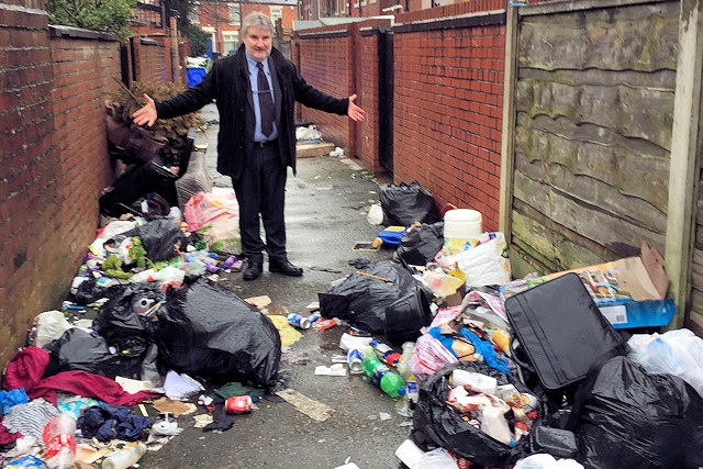 Parts of the Kingsway ward have become a dumping ground