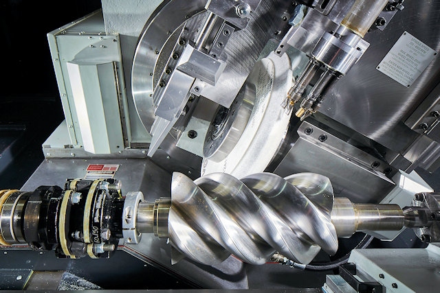 Precision grinding of helical rotor on Zenith 400