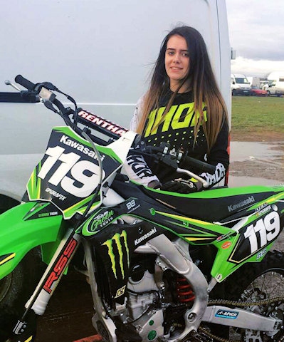 Leonni Tighe takes on European Motocross Championships for Great Britain 