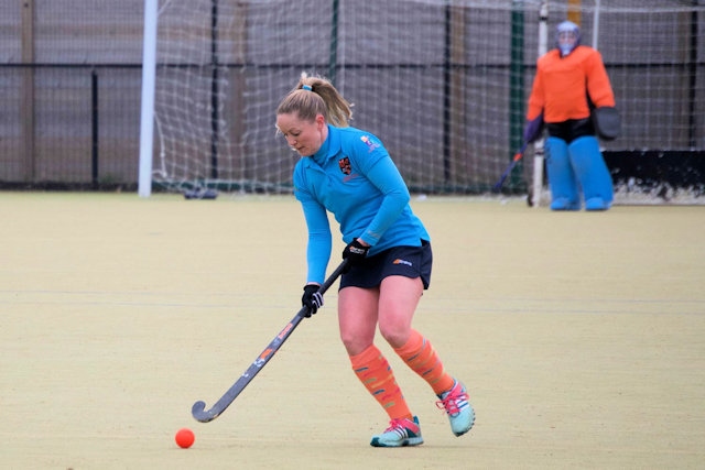 Kie Leech (pictured) was named joint player of the match with Dionne Collinson