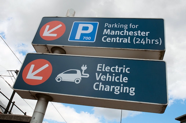 Electric Vehicle Charging signage