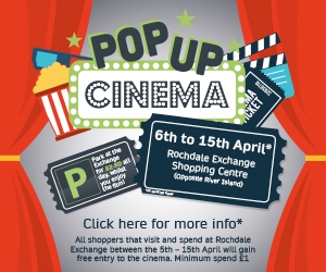 The free movie screen will be returning from Friday 6 April to Sunday 15 April