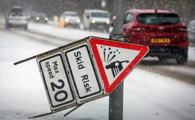 Snow and ice causing problems for drivers