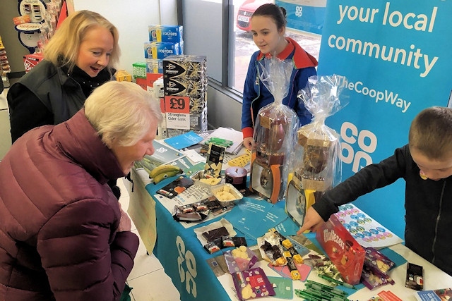 Guides took part in a Fairtrade chocolate tasting event 