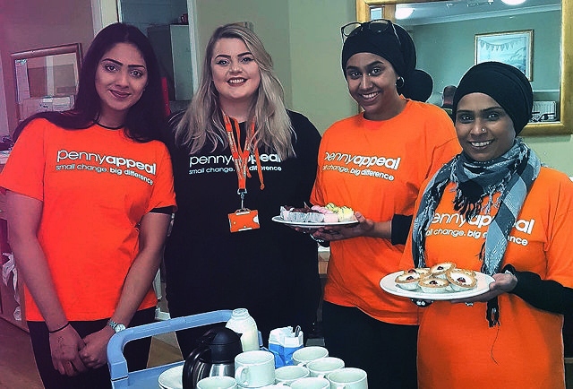Penny Appeal serve Carders Court residents afternoon tea