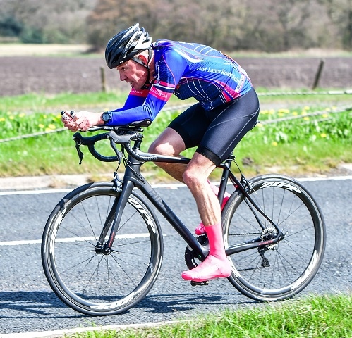 Dave Bentley in Leigh Premier 10m TT, East Lancs Cycling