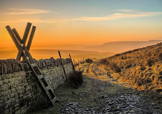 Holcombe Hill from Scout Moor, Lancashire