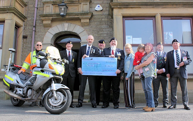 Veterans In Communities receives £2,000 from the organisers of the Ride of Respect 