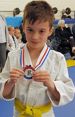 Luke Greenhalgh, Rochdale Judo Club, wins Gold