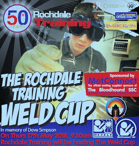 Rochdale Training holding a ‘Weld Cup’