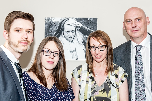 Merryn Crofts' family: Rhys and Amy Williams, Clare and Dave Norton