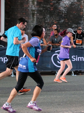 Bonnie Kan during the 2018 Great Manchester Run