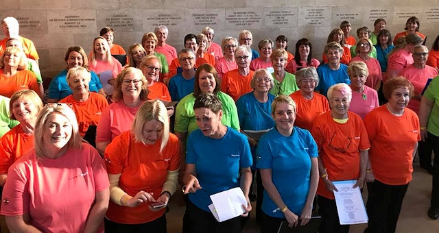 Sing! Littleborough and the Rochdale Carers Choir perform at Manchester Together