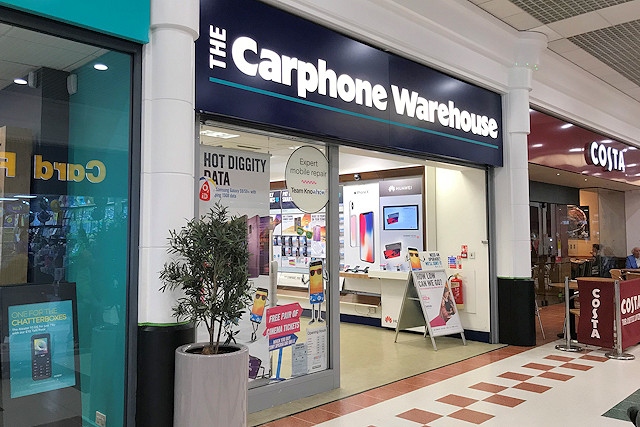 The Carphone Warehouse in the Rochdale Exchange