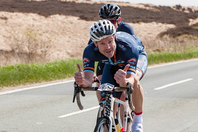 Tour de Manc on the the climb up Owd Betts in 2018
