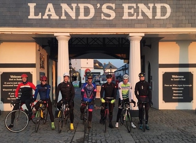 East Lancs cycling team - Andy Gorton, Sam Wilson, Matt Jackson, Kamil Waligora, Leighn Chambers, Ben Whitehead and Pete Reid 