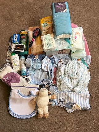Essential items for a new mother and baby