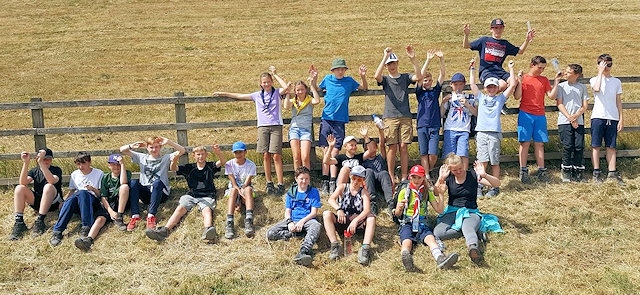 Pennine District Scouts who took part in part in an Expedition Challenge