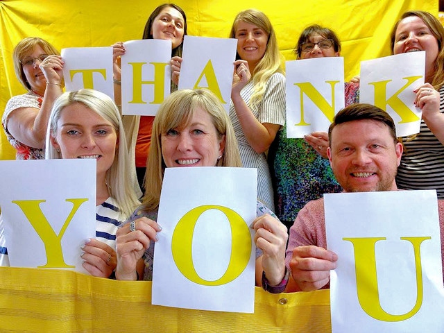 Thank you from Rochdale Marie Curie 