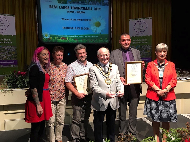 Rochdale was named as the category winner after achieving a gold for the Large Town/Small City category