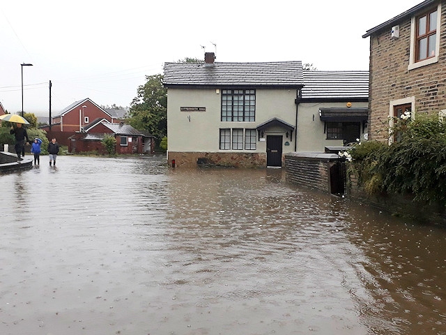 Flooding near Butterworth Hall - Alpha Photography