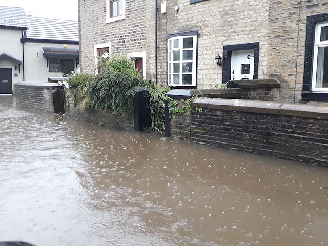 Flooding near Butterworth Hall
