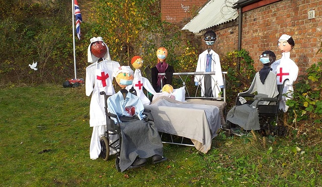 The hospital mannequins