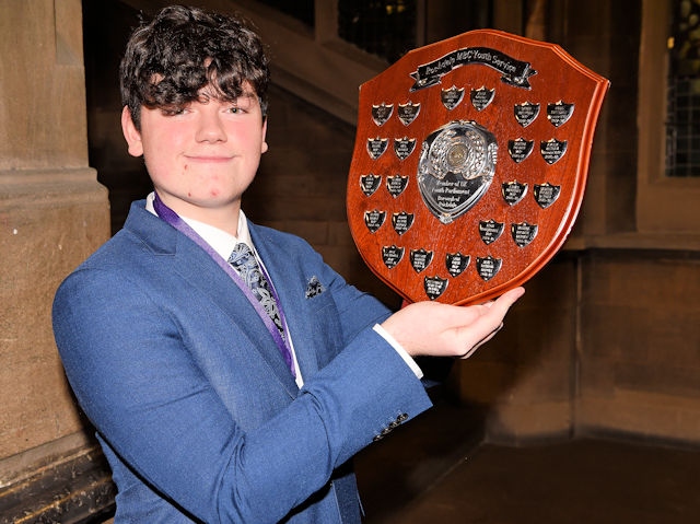 Adam Rennie, with 2,287 votes, was duly elected the Member of Youth Parliament